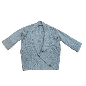 Alice and Olivia Women’s Open Front Chunky Knit Cardigan Sweater Size Medium M